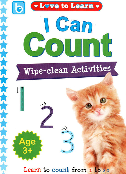 Love To Learn Wipe Cleans: I Can Count