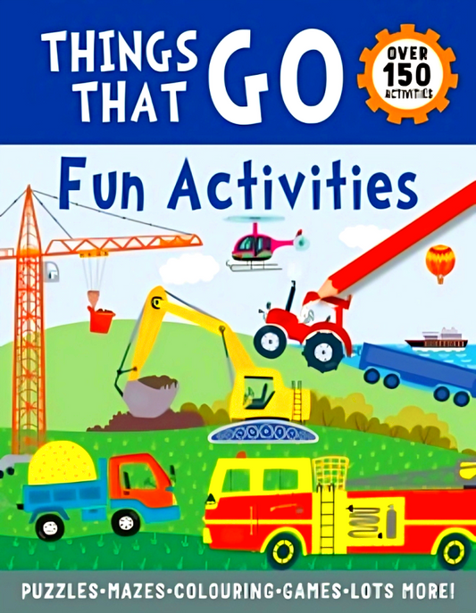 Things That Go Activity Pad