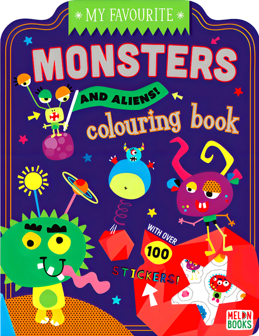 My Favourite Monsters And Aliens Colouring Book