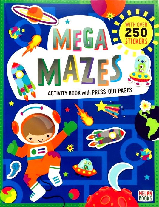 Mega Mazes Activity Book With Press-Out Pages