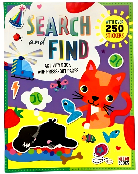 Search And Find Activity Book With Press-Out Pages