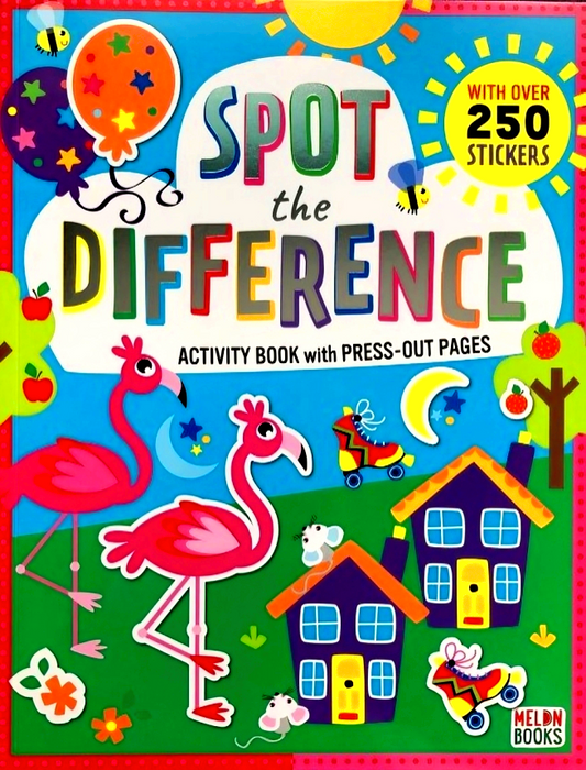 Spot The Difference Activity Book With Press-Out Pages