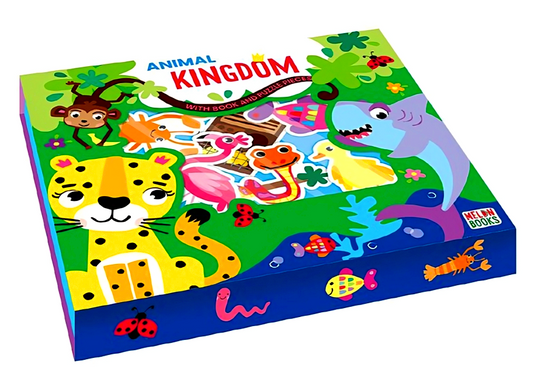 Animal Kingdom With Book And Puzzle Piece