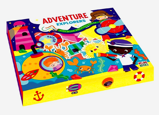 Adventure Explorers With Book And Puzzle Piece