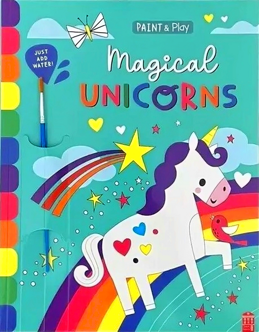 Paint & Play: Magical Unicorns (Inc Brush)