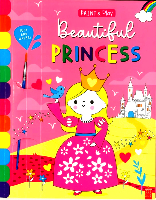 Paint & Play: Beautiful Princess (Inc Brush)