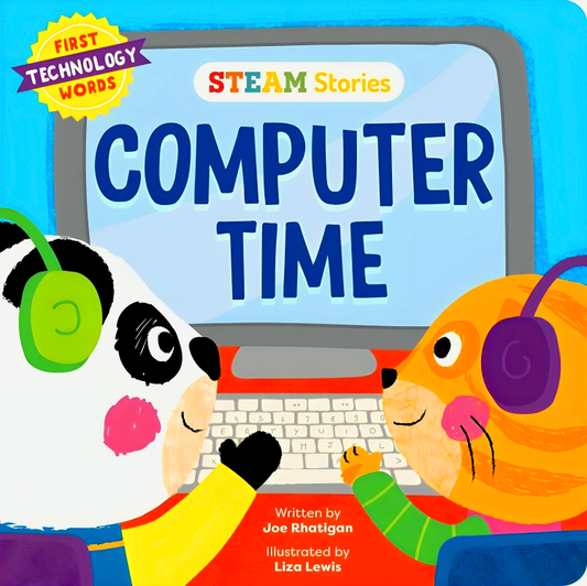 STEAM Stories Computer Time (First Technology Words)