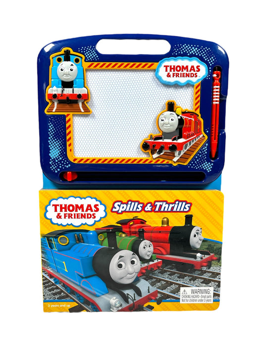 Thomas & Friends Spills And Thrills Storybook & Magnetic Drawing Kit