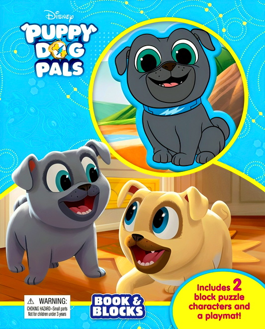 Disney Jr. Puppy Dog Pals Book & Blocks