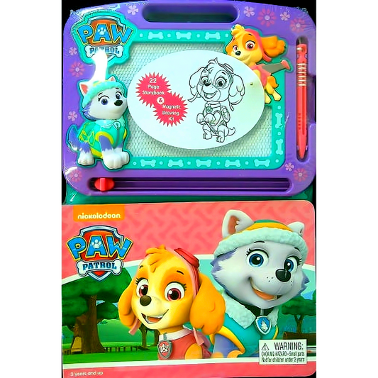 Disney Storybook & Magnetic Drawing - Paw Patrol