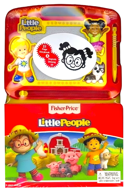 Fisher Price Little People Storybook & Magnetic Drawing Kit