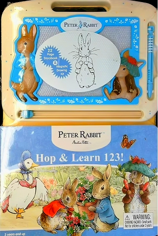 Peter Rabbit Hop & Learn 123: Magnetic Drawing Kit