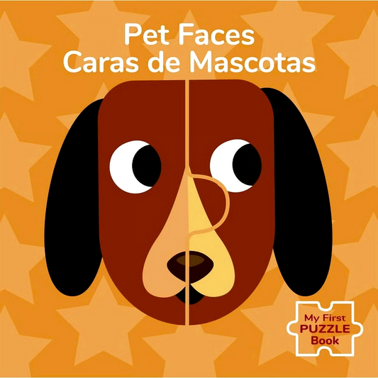 My First Jigsaw Book: Pet Faces/Caras De Mascotas