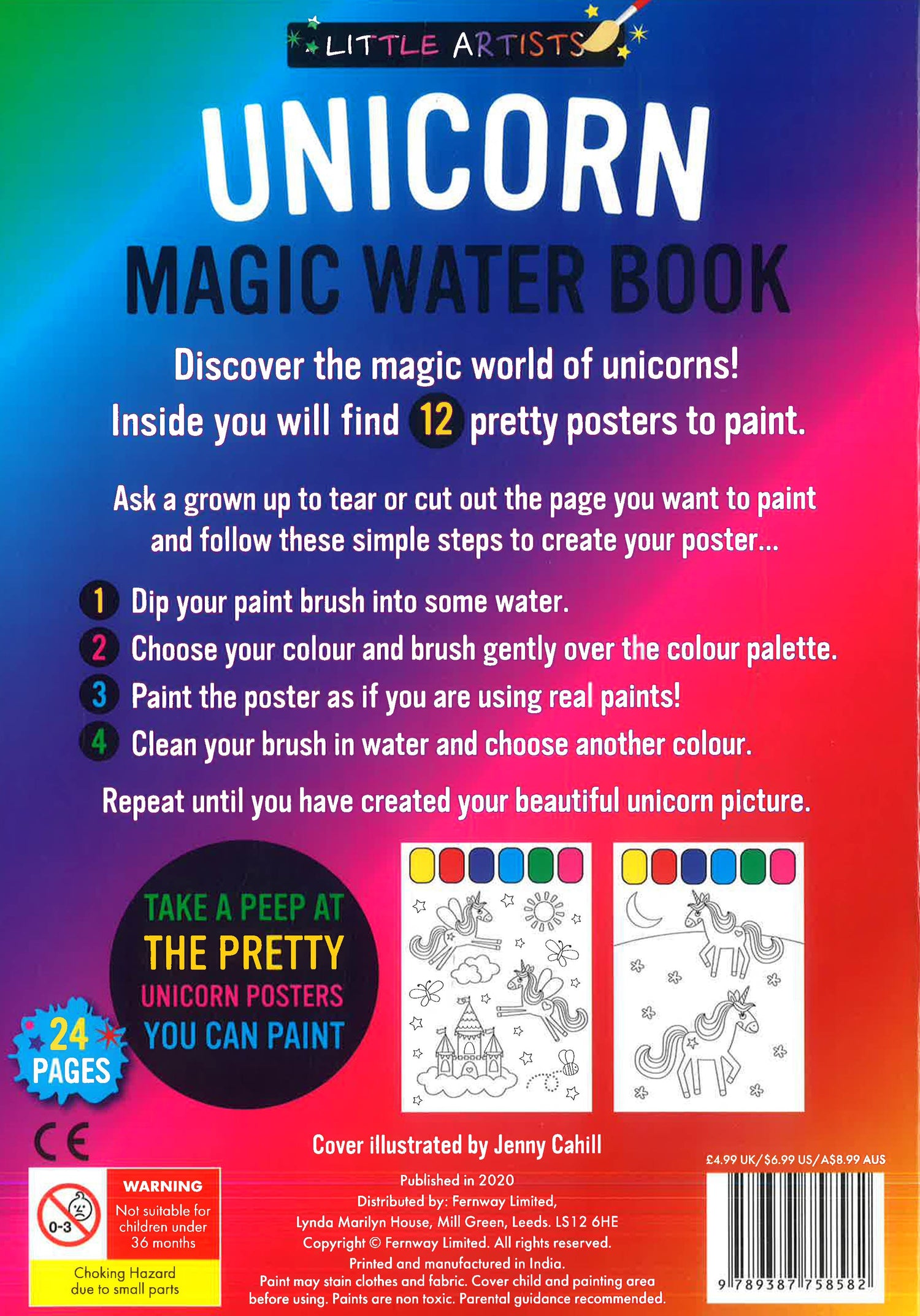 Magic Water Book: Unicorn – BookXcess
