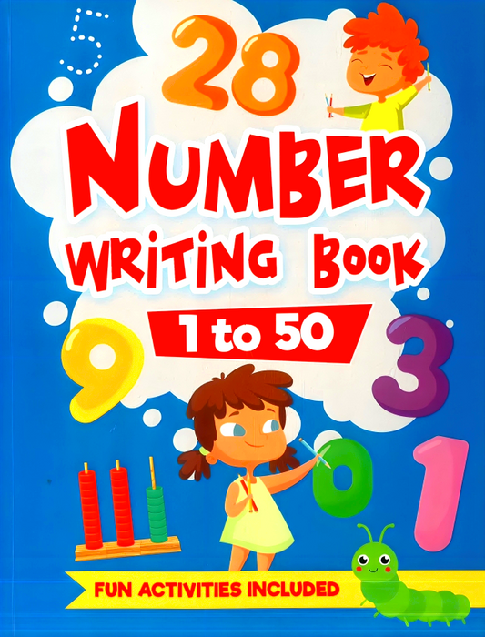 28 Number Writing Book (1 To 50)