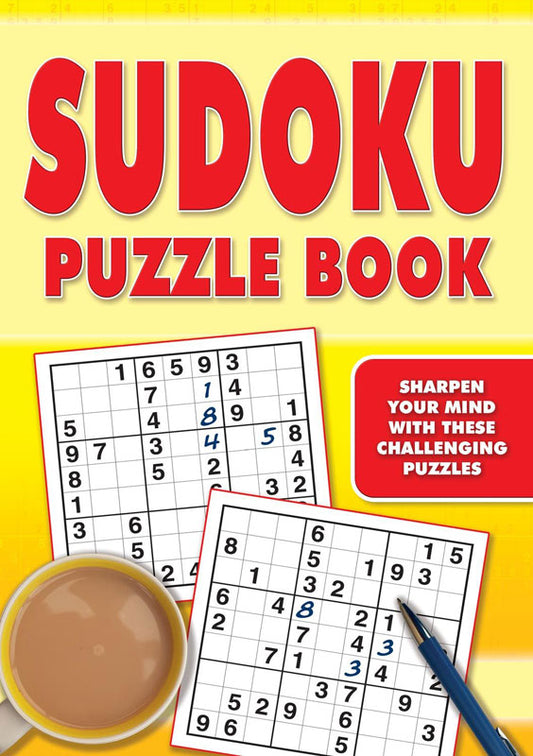 Sudoku Puzzle Book (Yellow)