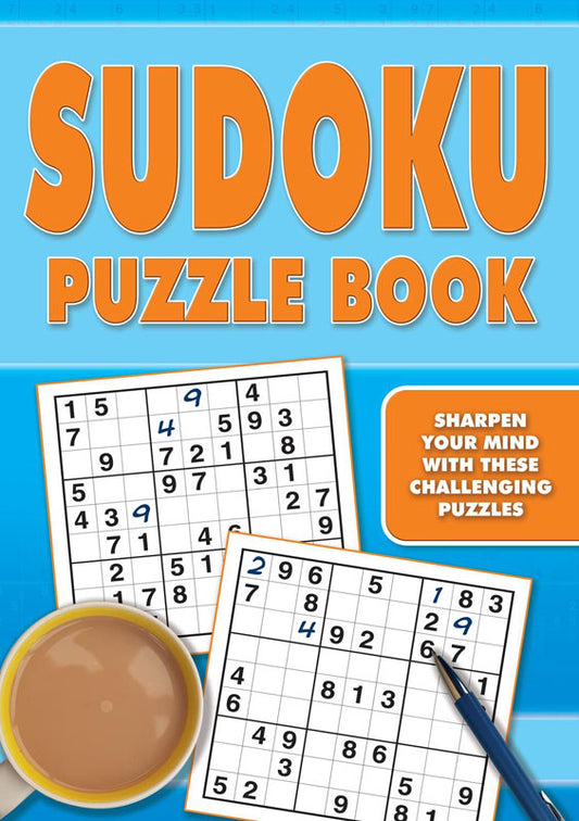 Sudoku Puzzle Book (Blue)