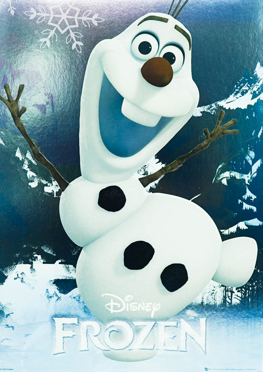 Disney Frozen Olaf A3 Metallic Foils (29.7Cm X 42Cm)