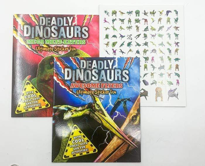 1000 Stickers Dinosaur Activity Pack (4 Books)