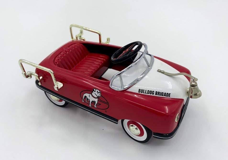 1948 FIRE ENGINE PEDAL CAR BANK- BULLDOG BRIGADE