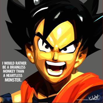 Son Goku: I Would Rather Be Pop Art (10X10)