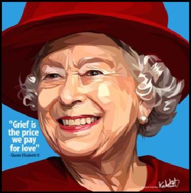 Queen Elizabeth Ii Pop Art (10X10)