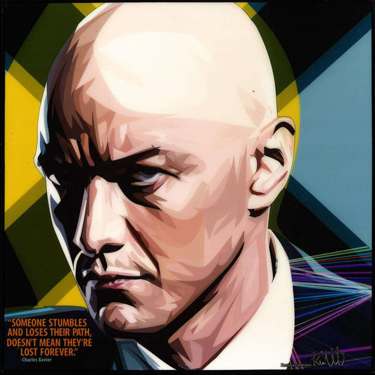 Charles Xavier_Someone Stumbles Pop Art (10X10)