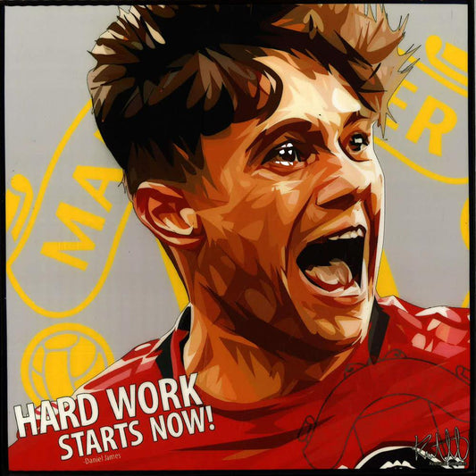 Daniel James_Hard Work Stars Now Pop Art (10X10)