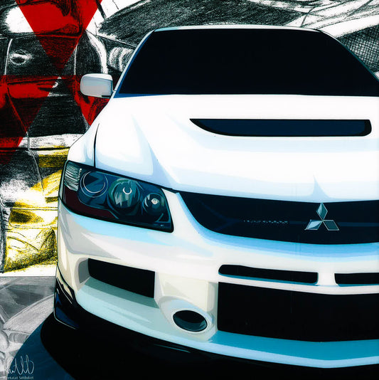 Mitsubishi: Evo 8 Pop Art (10'X10')