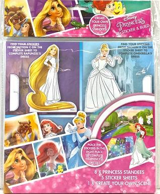 Disney: Princess 3D Sticker And Build