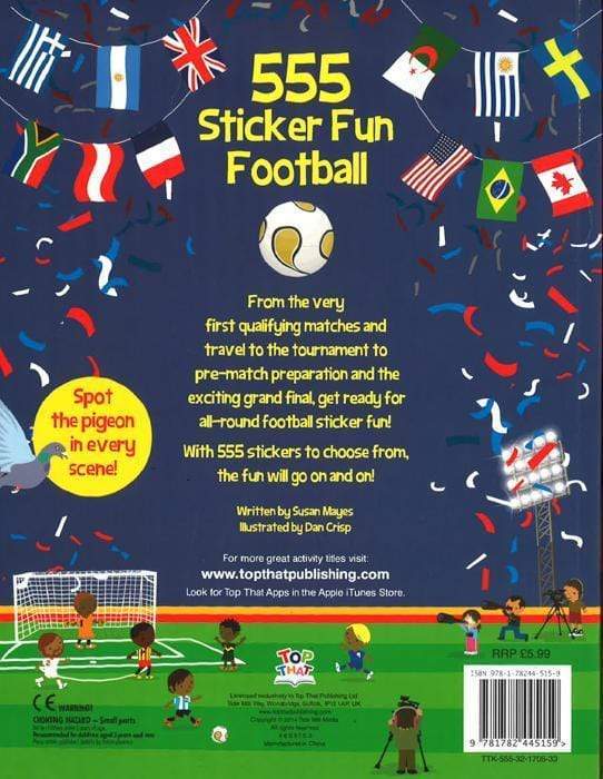 555 Sticker Fun Football