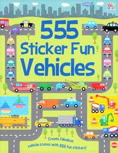 555 Sticker Fun Vehicles