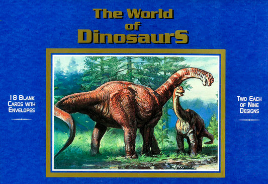 The World Of Dinosaurs: Cards With Envelopes