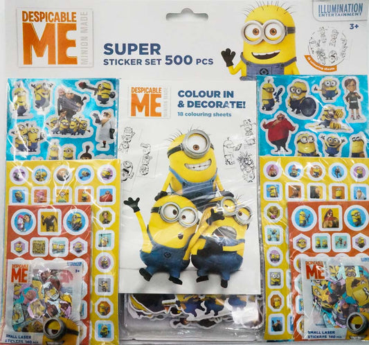 Despicable Me Super Sticker Set