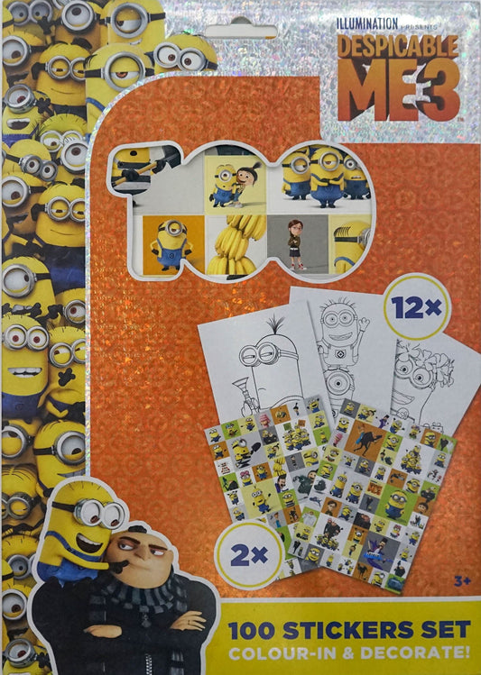 Despicable Me 100 Stickers Set Activity