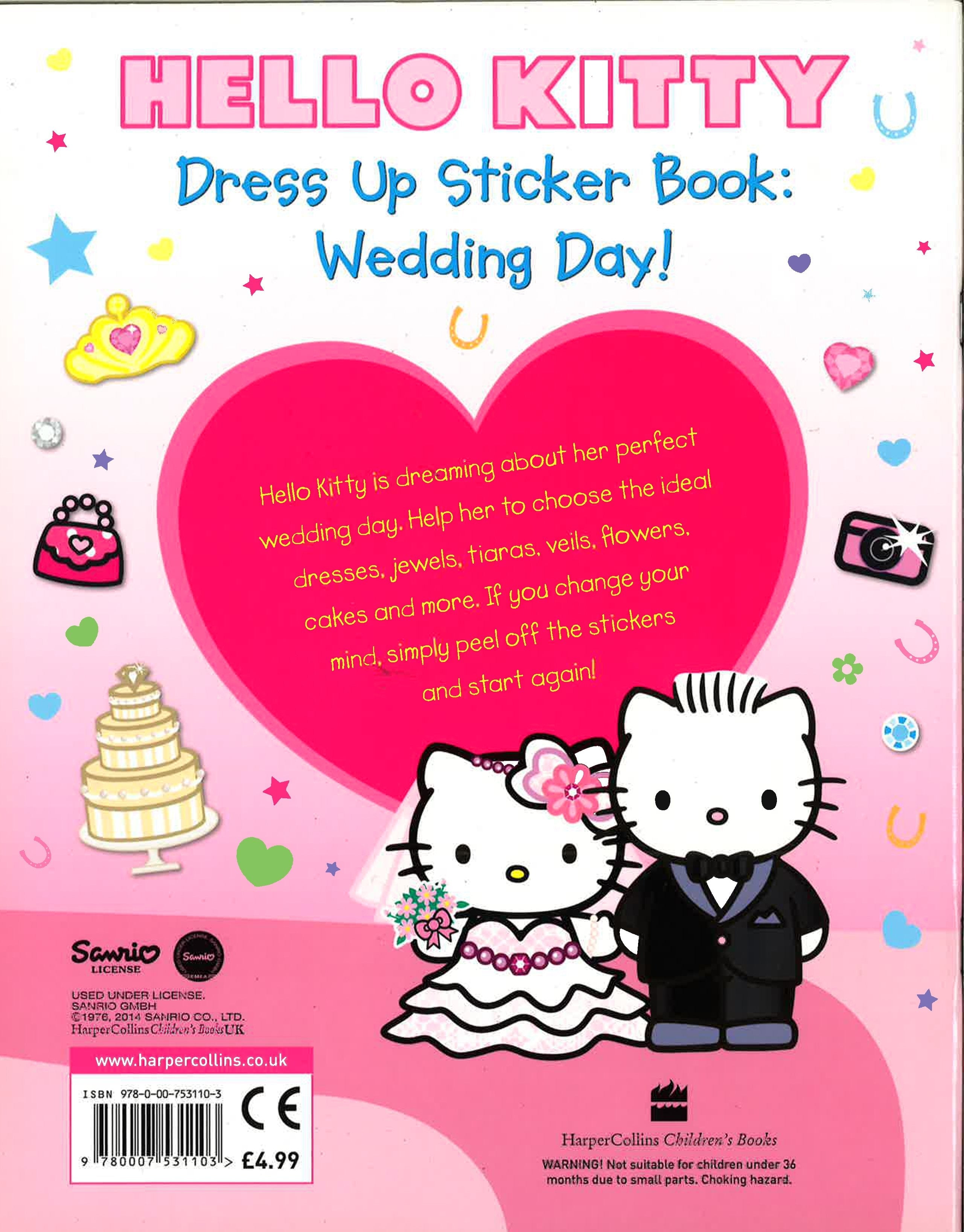 Hello Kitty Super Sparkly Sticker Book: HarperCollins: 9780007451494:  : Books