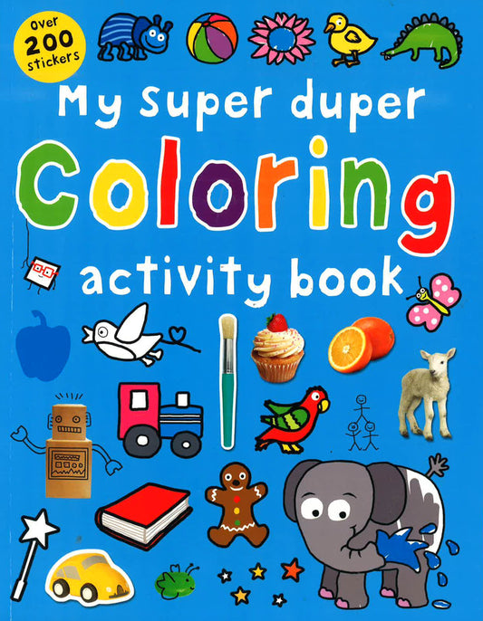 My Super Duper Coloring Activity Book