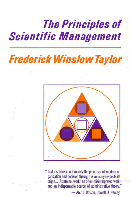 Principles Of Scientific Management.