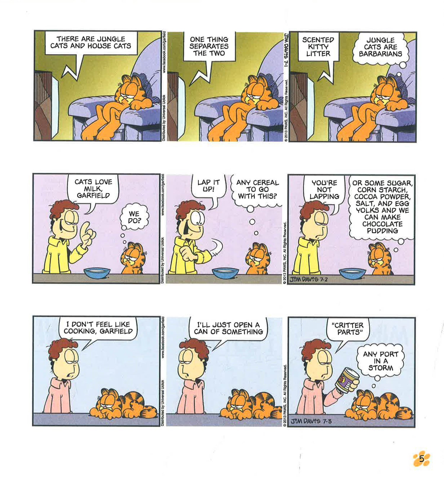 Garfield Chickens Out His 61st Book Bookxcess