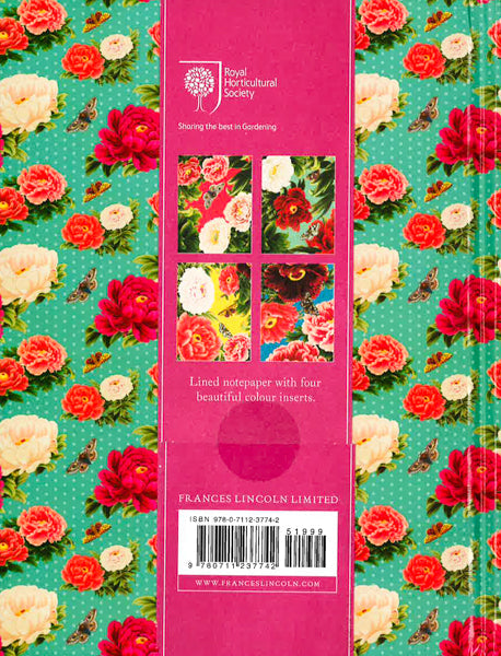 Peonies And Butterflies Notebook