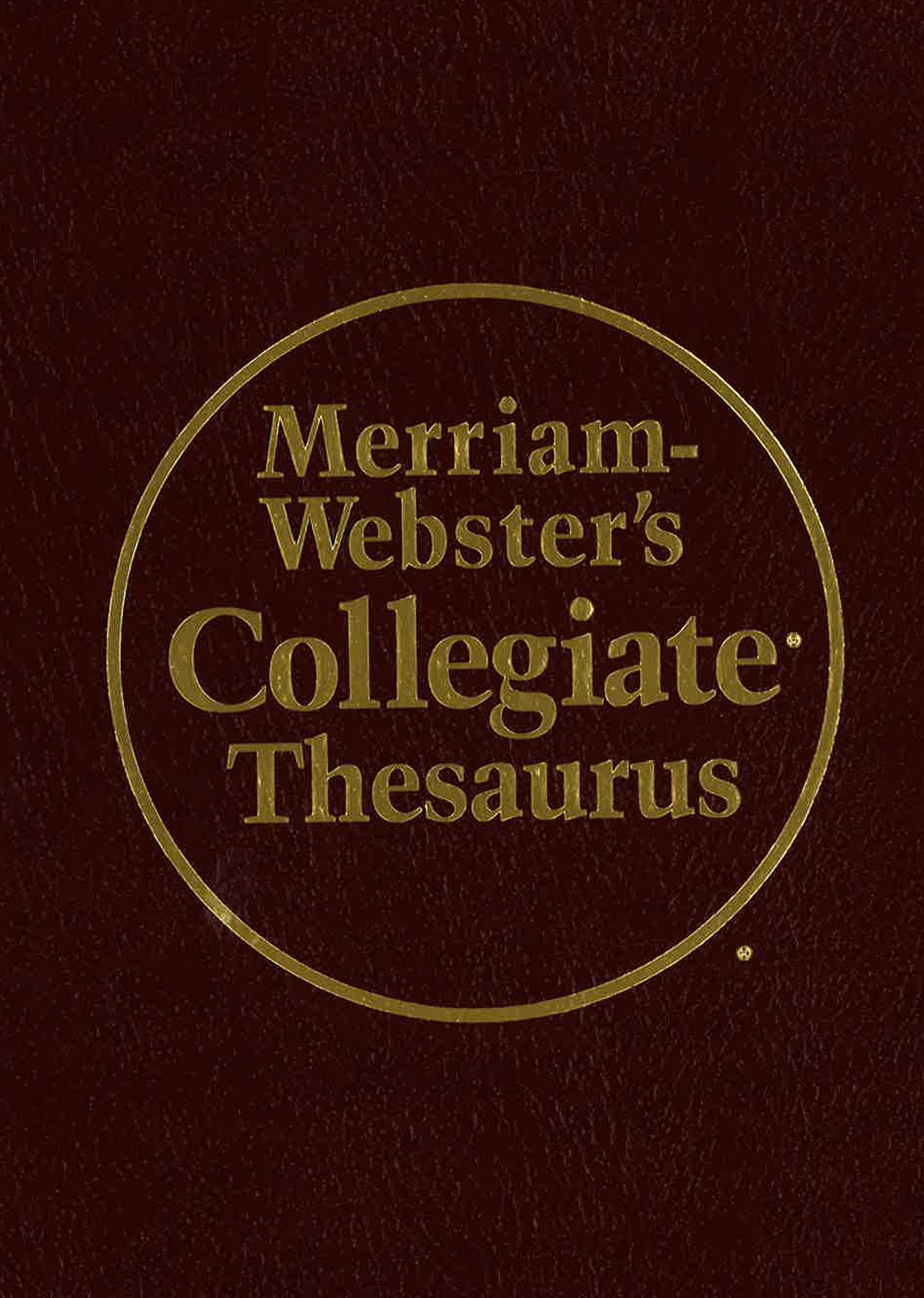 Merriam-Webster's Collegiate Thesaurus – BookXcess