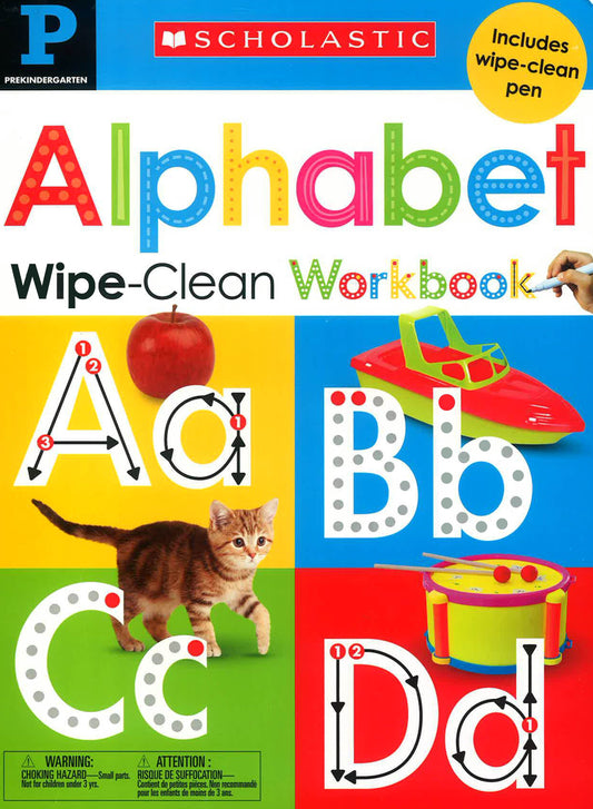 Pre-K Alphabet Wipe-Clean Workbook: Scholastic Early Learners (Wipe-Clean)