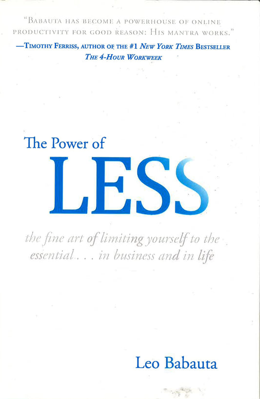 The Power Of Less