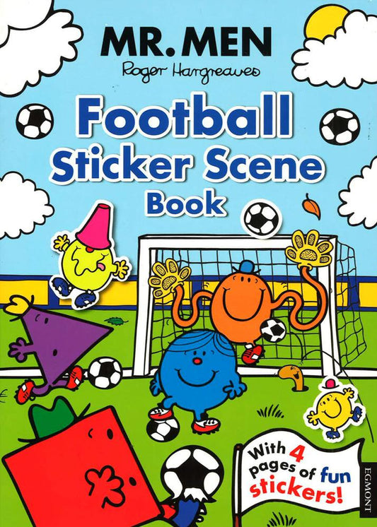 Mr. Men Football Sticker Scene Book