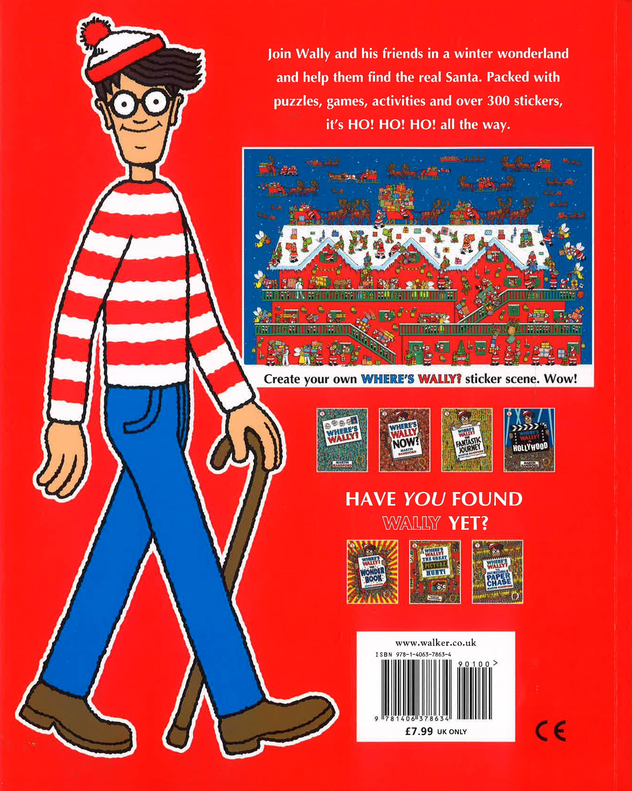 Donde esta Wally? El libro de pegatinas!/ Where's Wally? the Sticker Book!  (Paperback) 
