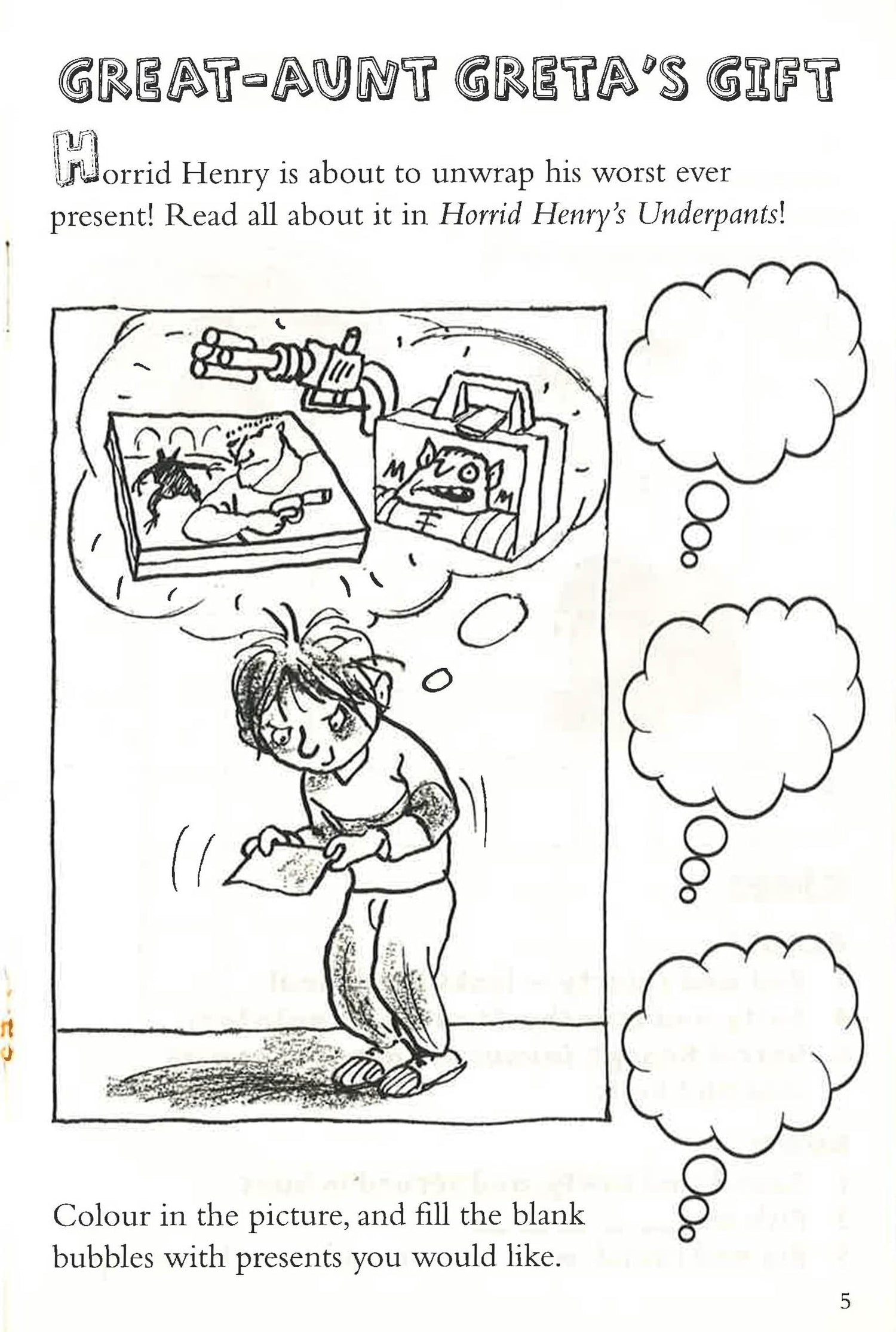 Horrid Henry's Birthday Activity Book – BookXcess