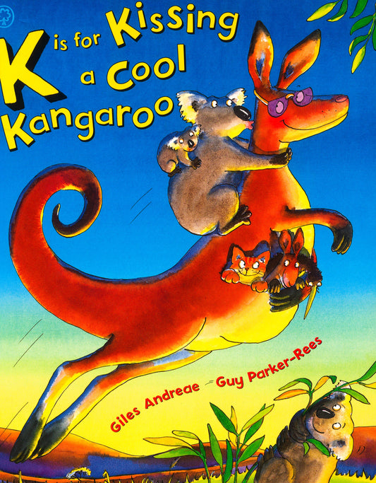 K Is For Kissing A Cool Kangaroo