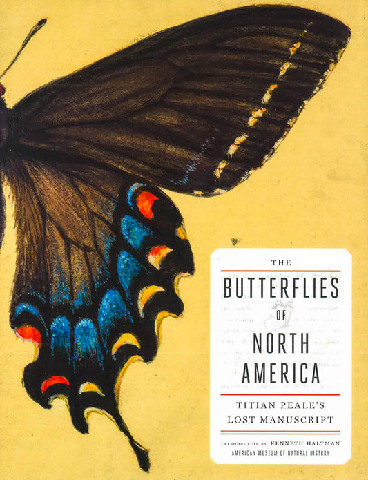 The Butterflies Of North America : Titian Peale'a Lost Manuscript