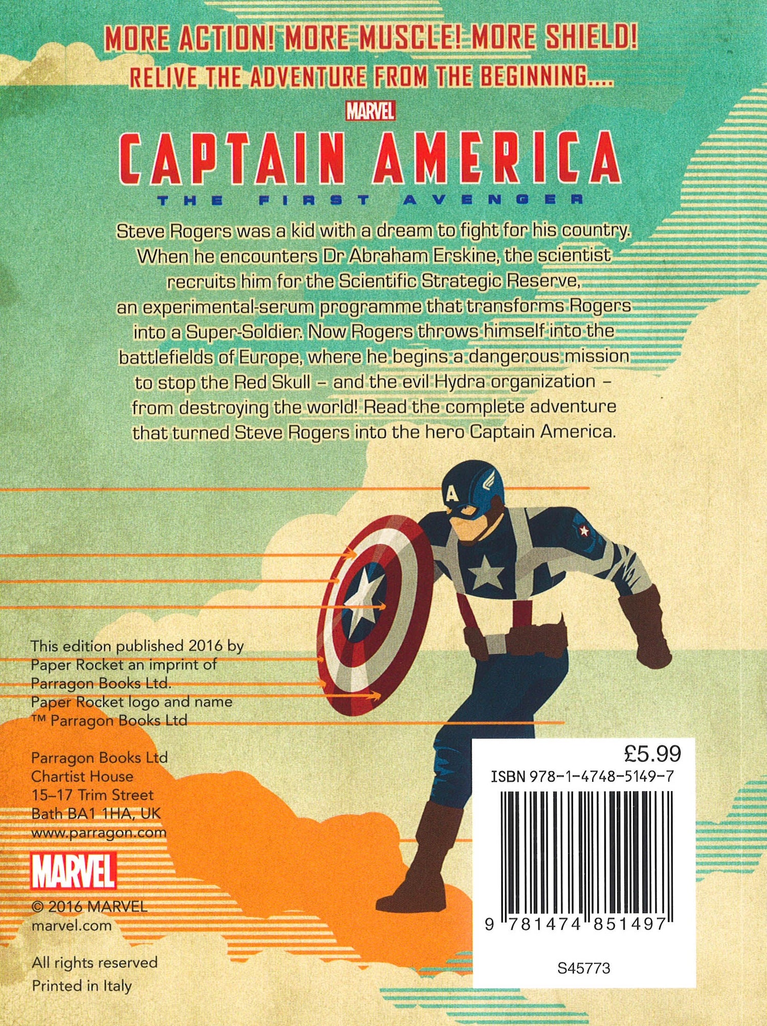 Marvel Captain America The First Avenger – BookXcess