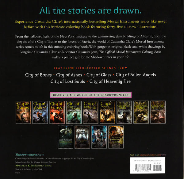 The Official Mortal Instruments Coloring Book BookXcess